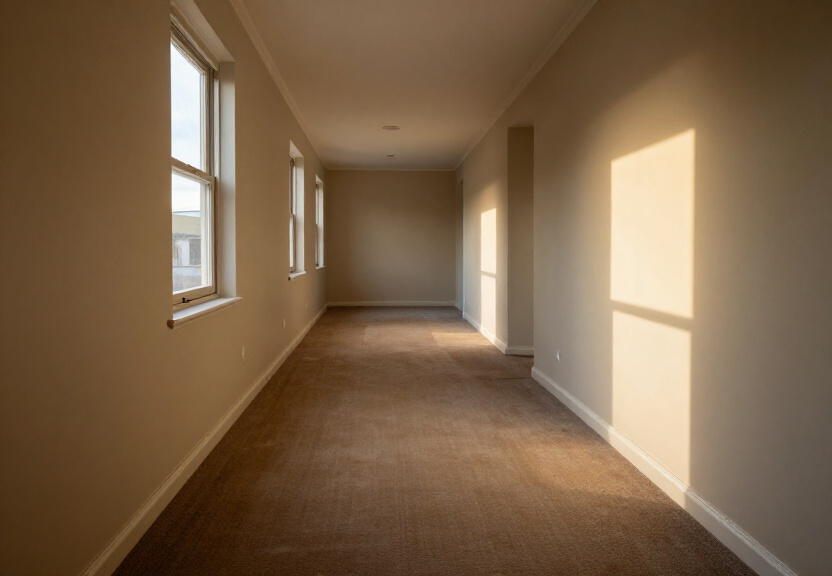 Restored living room in Asquith after flood restoration